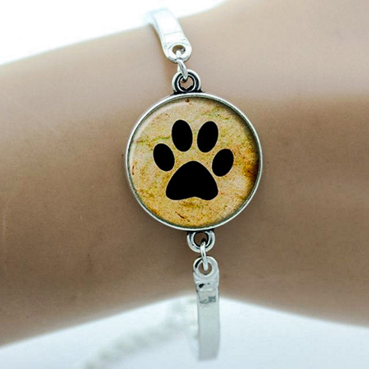 Charms Dog Lovers Paw Print Bracelet 🐾