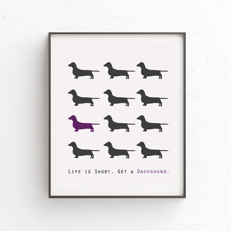 Canvas Dachshund Print and Poster 🐾